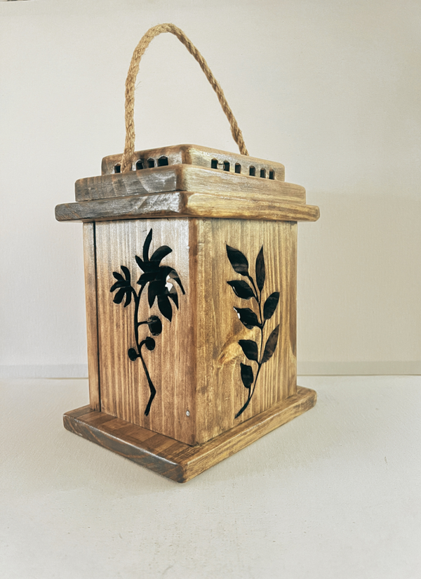 Rustic style Botanical Lantern