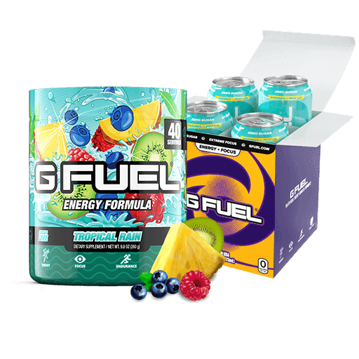 TUB + CANS 4 PACK  TROPICAL RAIN BUNDLE