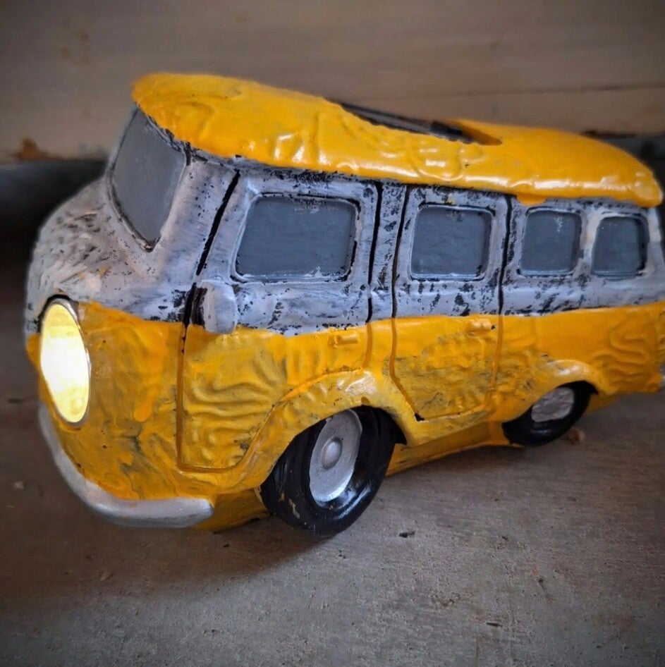 Solar bus geel/grijs