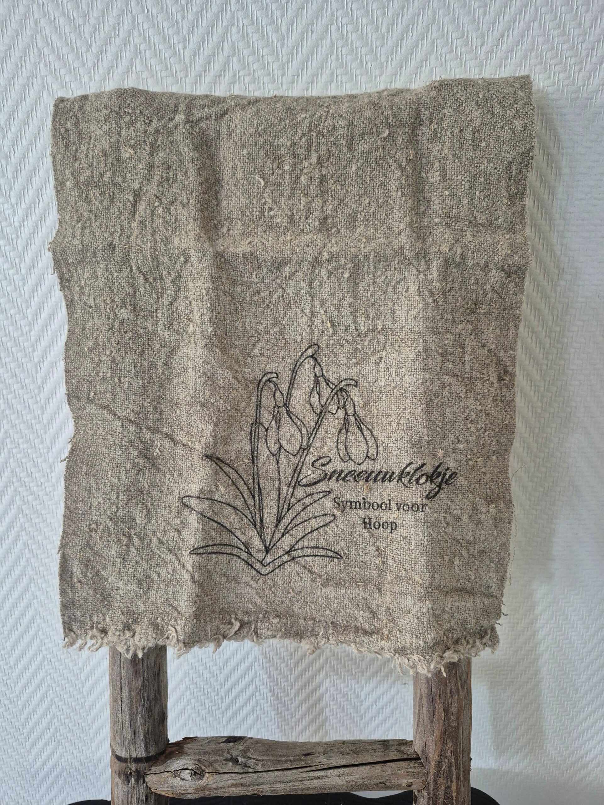 Shabbydoek" sneeuwklokje"