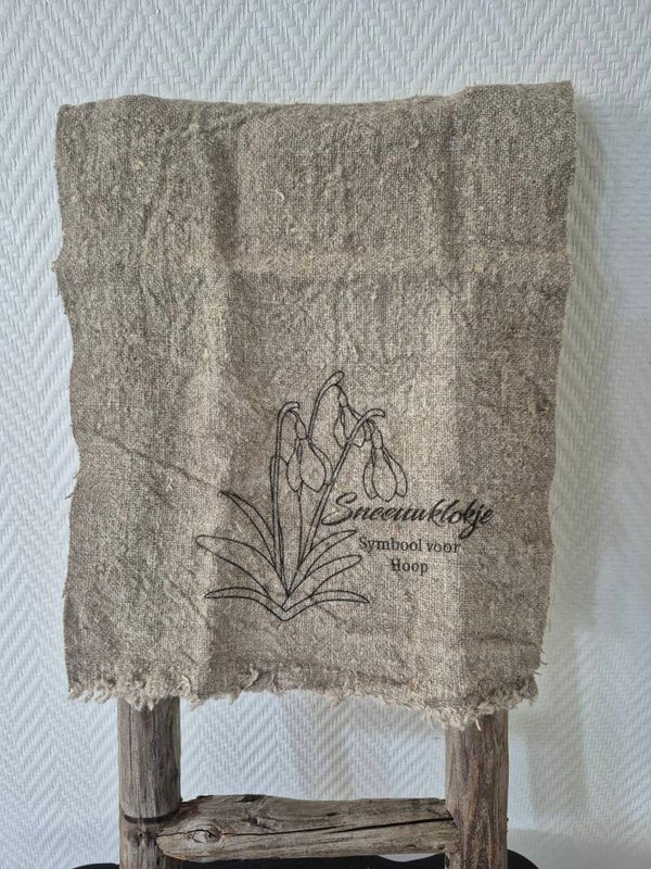 Shabbydoek" sneeuwklokje"