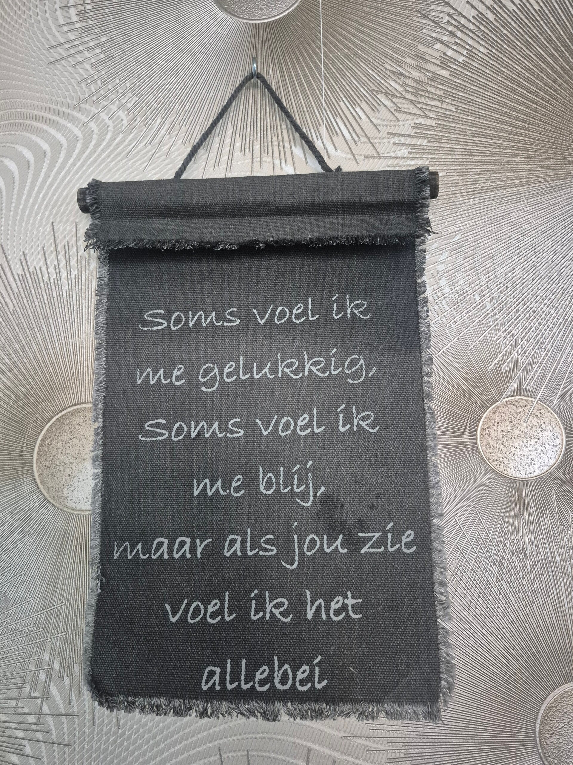 Linnen wanddoek