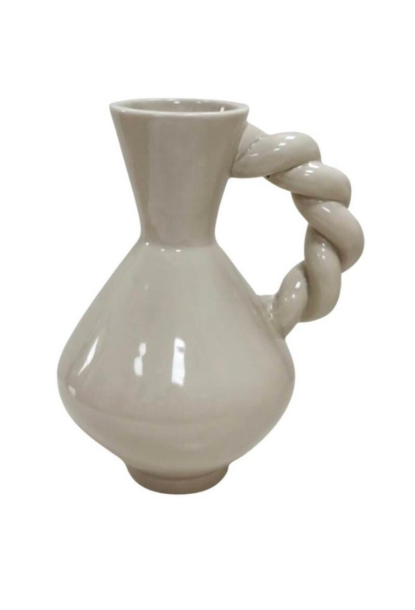 Vaas met gedraaide handvat