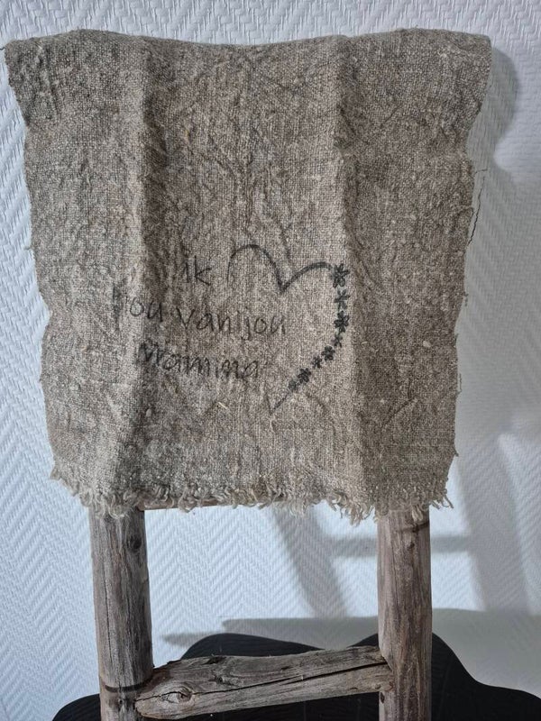 Shabbydoek" Ik hou van jou mama"