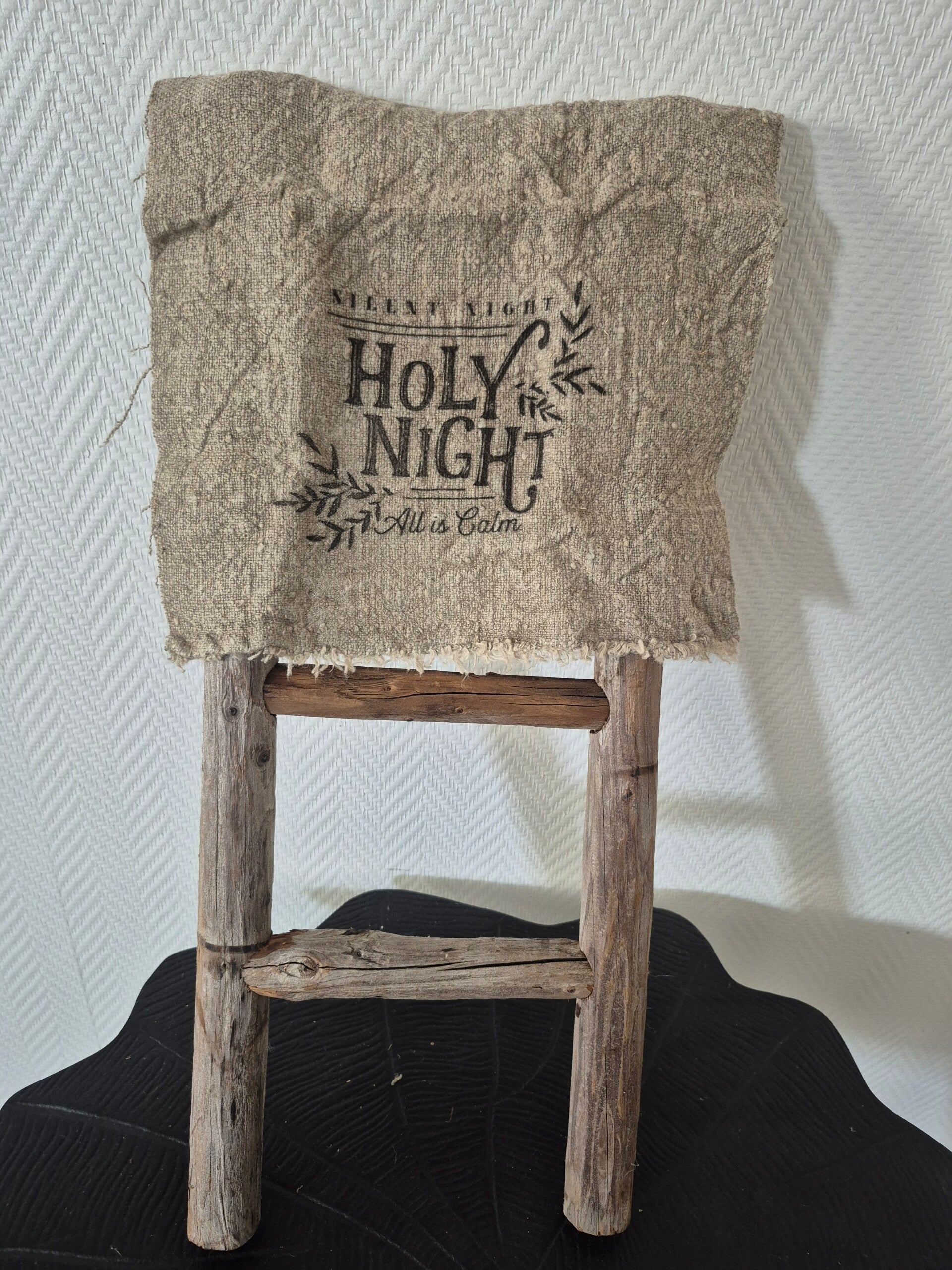 Shabby doek Holy Christmas