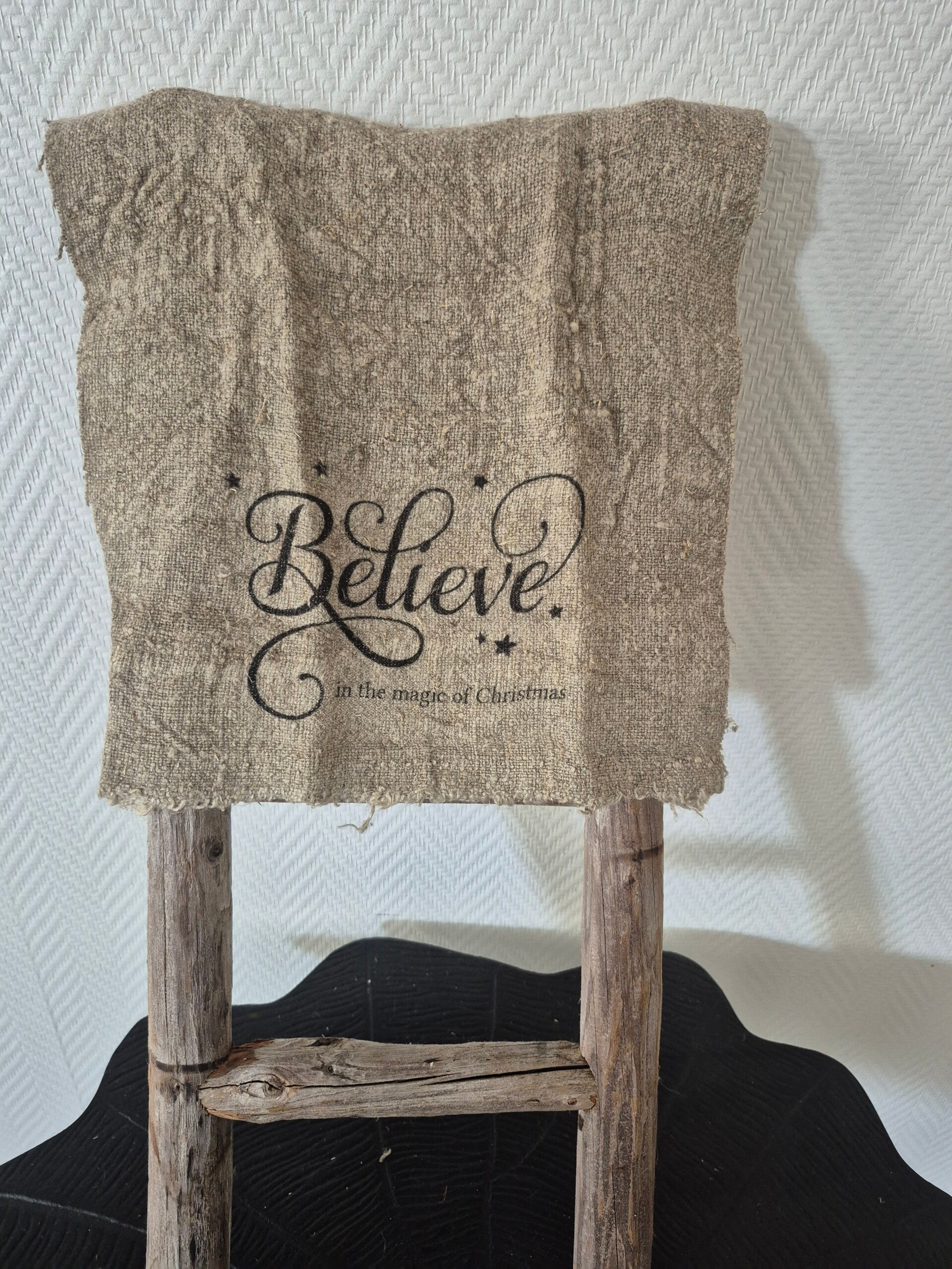 Shabby doek Believe in the magic of christmas