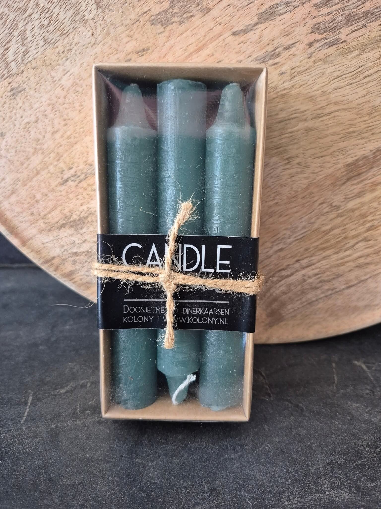 Candle junkie Donker Groen
