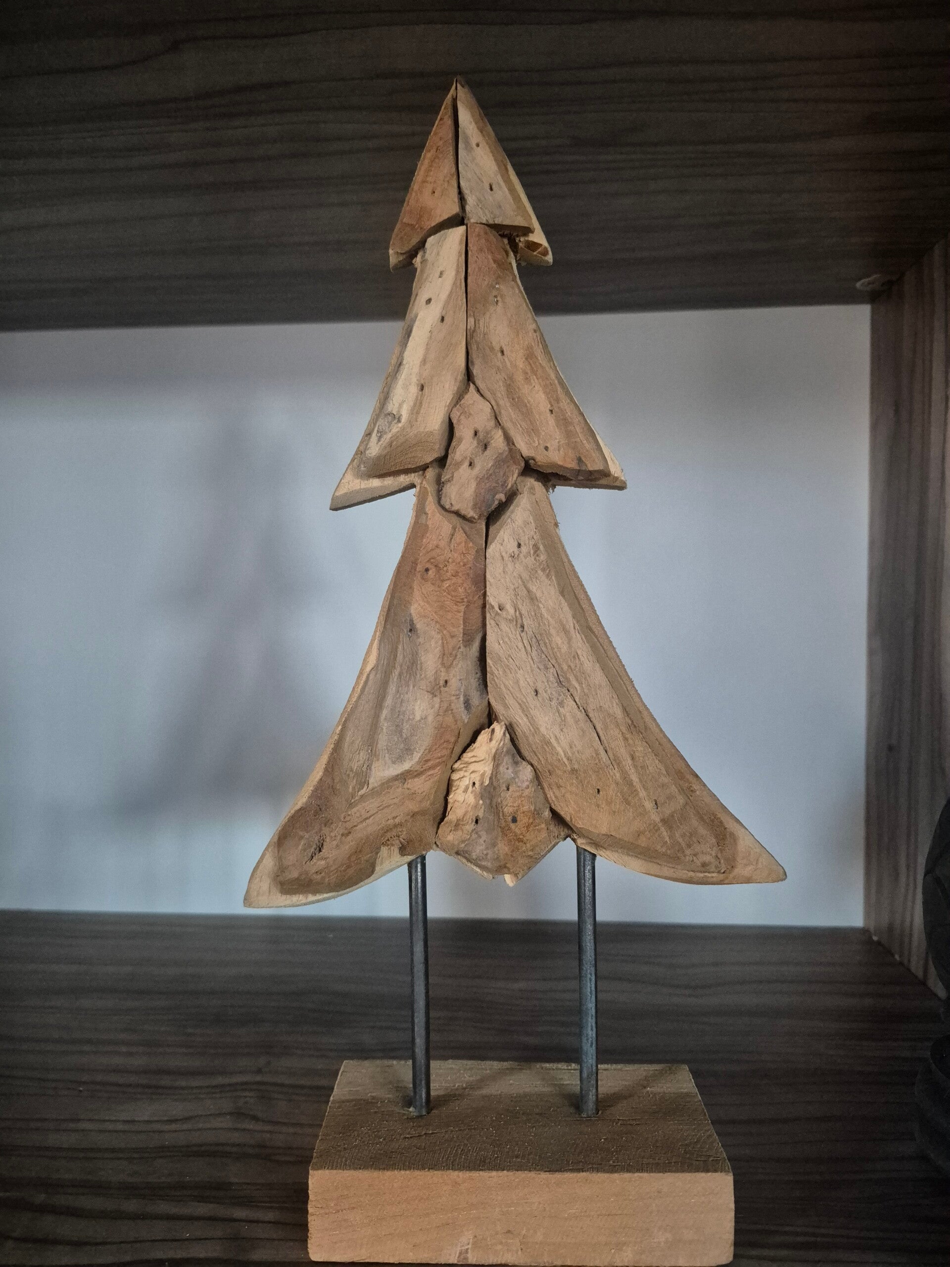 Teakhouten kerstboom