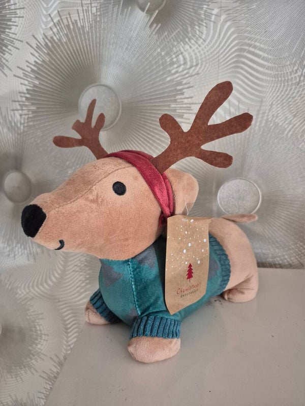 Home & Deco Deurstopper Kerst teckel.