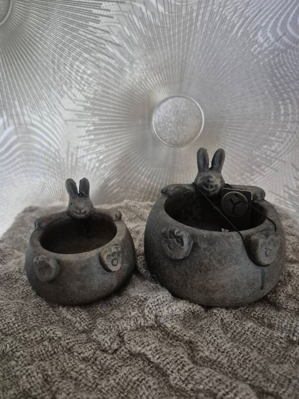 Brynxz Set of 2 Tealightcups Hare Majestic Brown