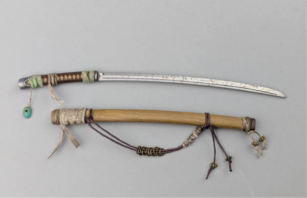 Kampferprobtes Katana eines Ronin