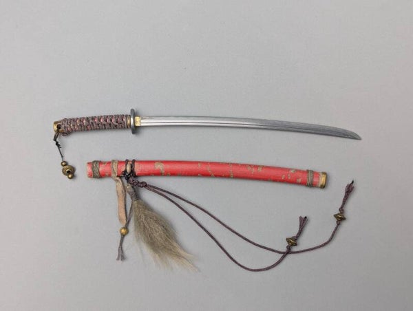 Abgetragenes Katana eines Vagabunden