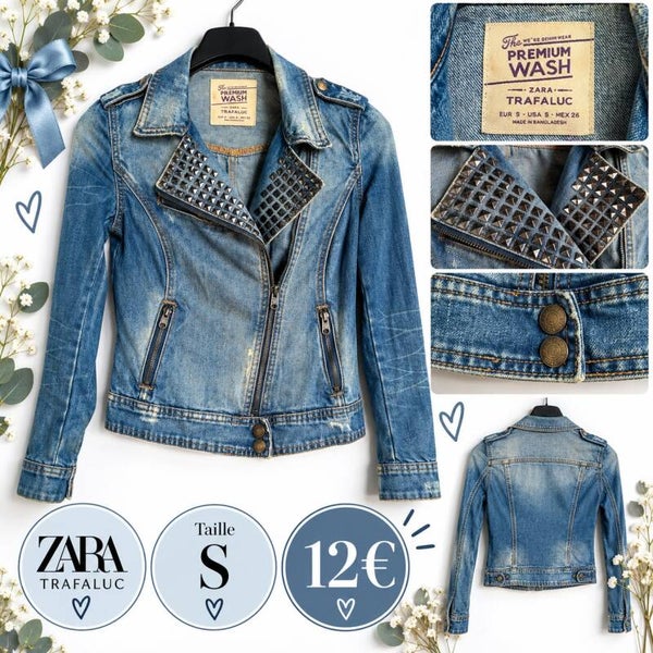 Veste en jeans Zara