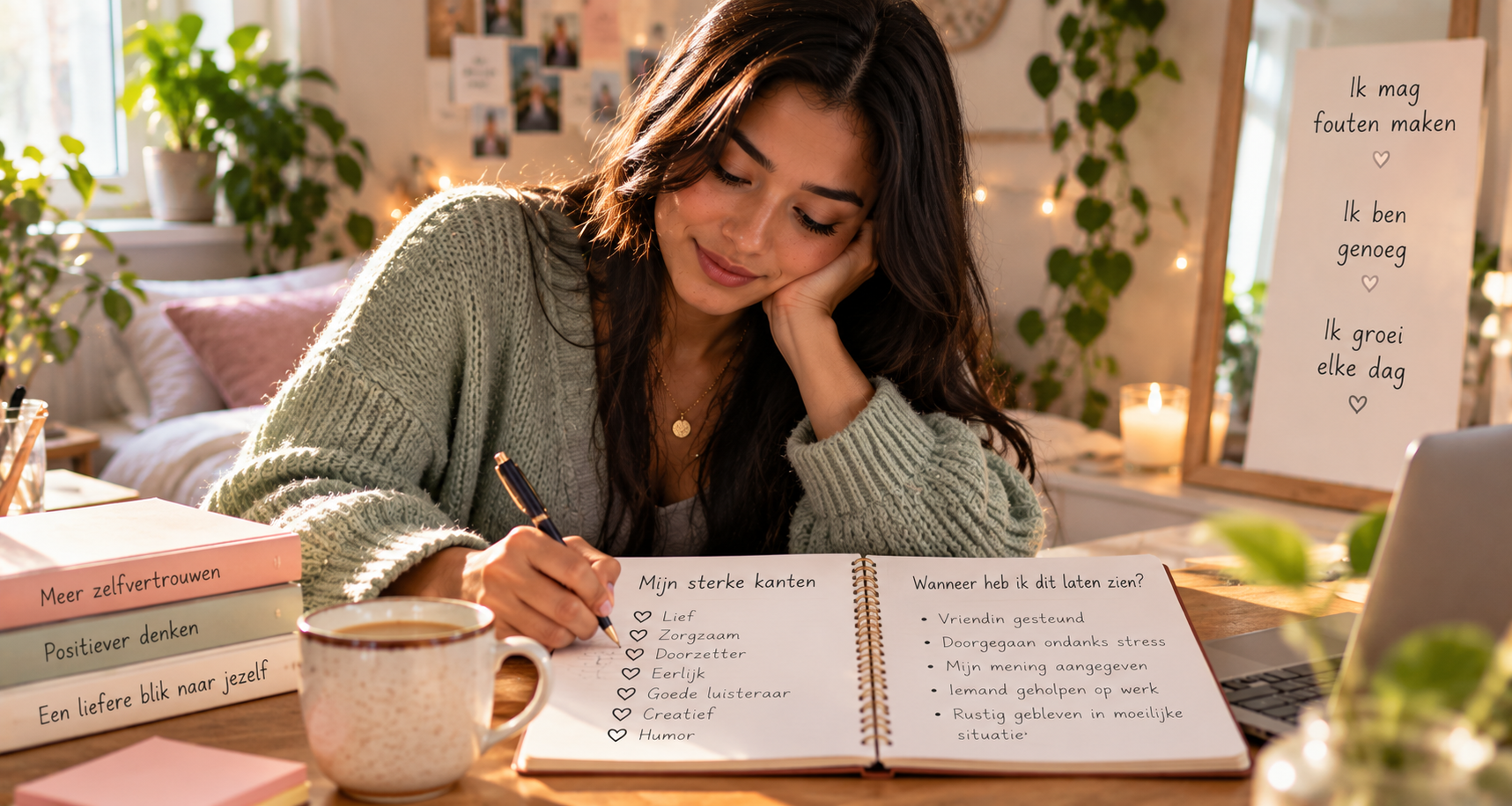 Hoe krijg ik een positiever zelfbeeld – oefening om positieve eigenschappen en eigenwaarde te versterken