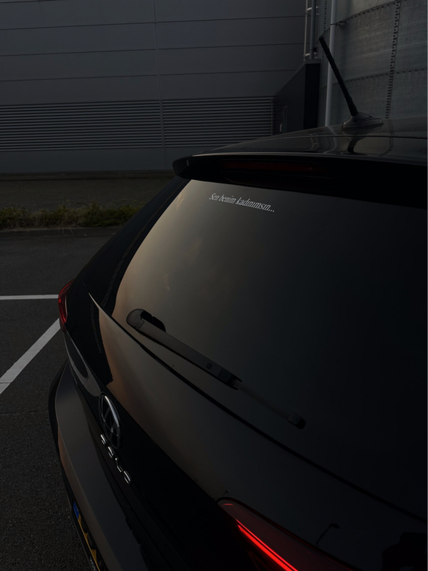 Sen benim kadınımsın...