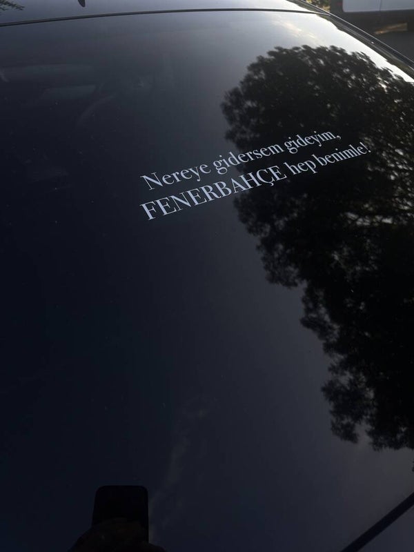 Nereye gidersem gideyim, FENERBAHÇE hep benimle!