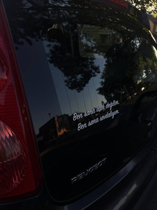 Ben sana aşık değilim, Ben sana sevdalıyım.