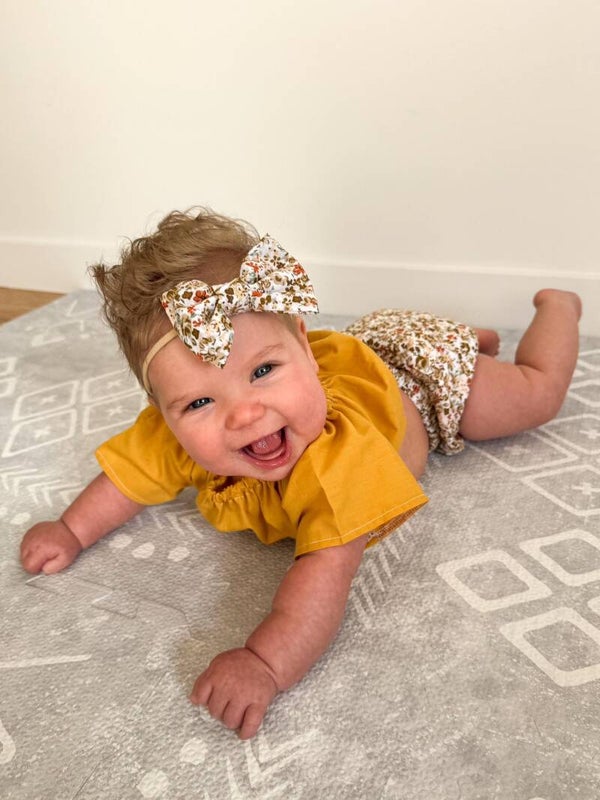 Autumn bloomer + headband