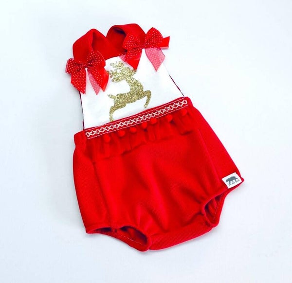 Christmas Reindeer Romper