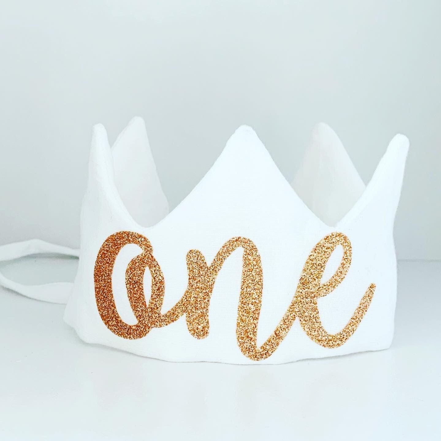 Linen Birthday Crown