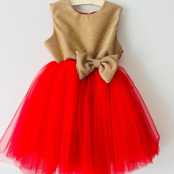 Girls Ruby Christmas Dress