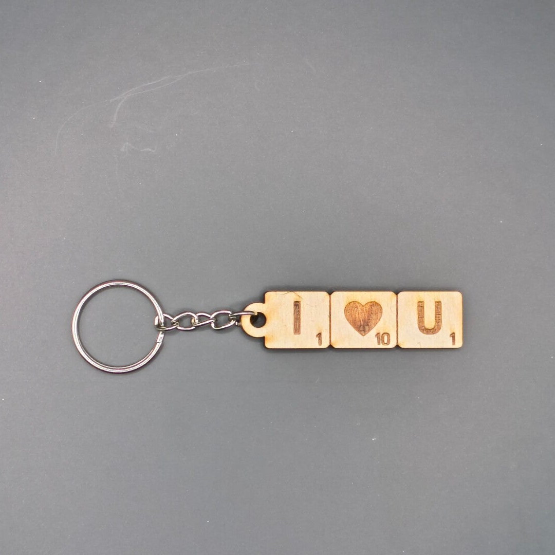 Porte clés scrabble
