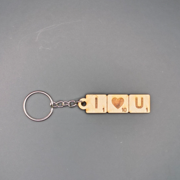 Porte clés scrabble