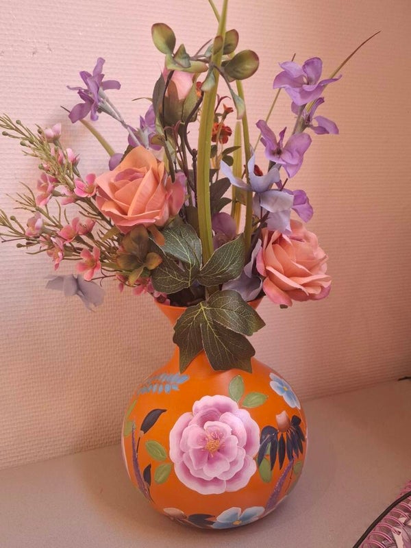 Oranje vaas