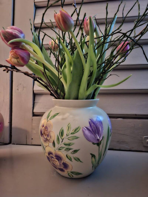 Prachtige tulpenvaas