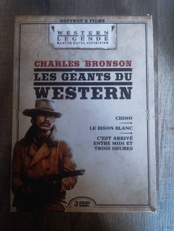 Charles Bronson - Les Géants du Western : Chino + C'est arrivé entre Midi et Trois Heures + Le Bison Blanc - Pack