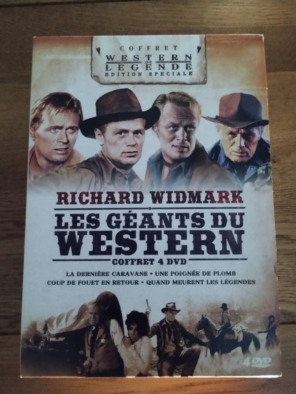 Richard Widmark - 4 westerns légendaires