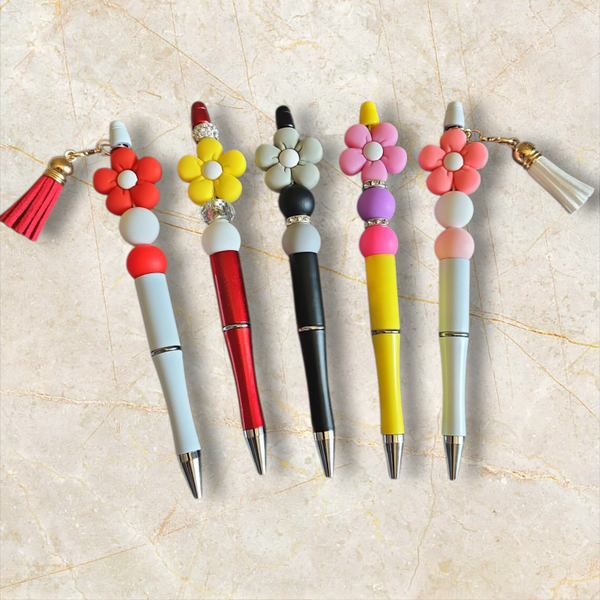 Silicone flower pen