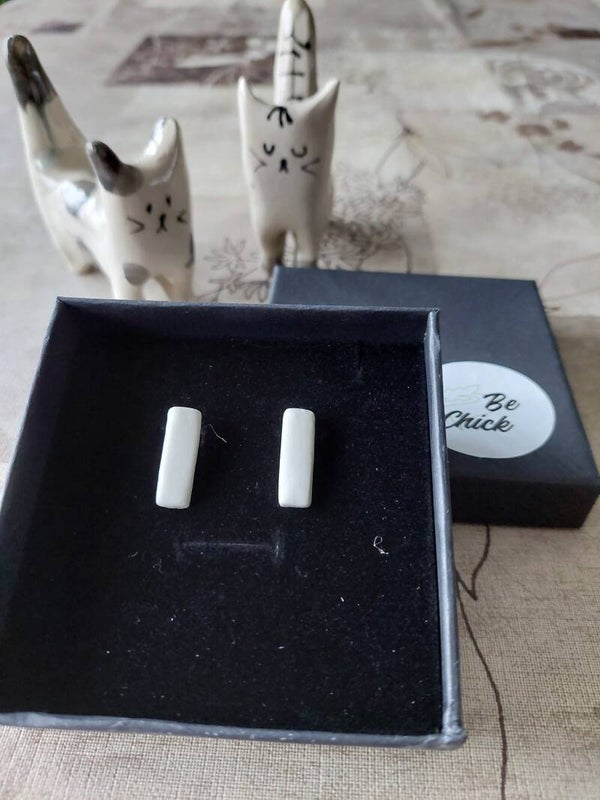 Porseleinen stekertjes rechthoekig