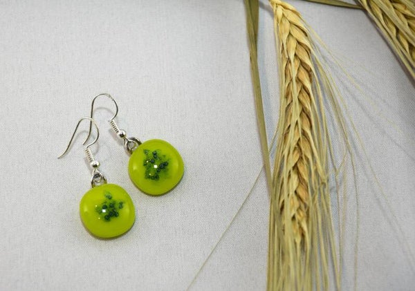 OORBELLEN LIME & BLUE - BG#02
