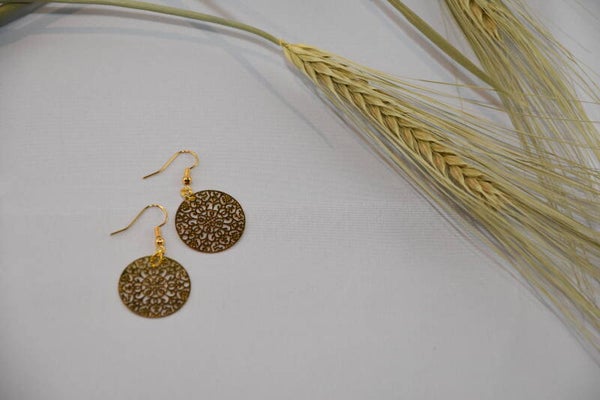 OORBELLEN GOLD - ROND - BJ#33