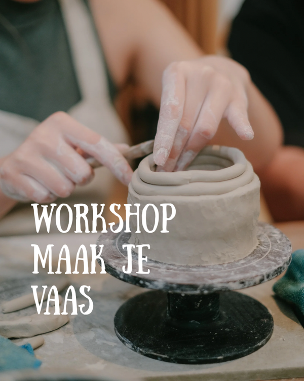 Workshop Vaas - Boetseren met Klei!