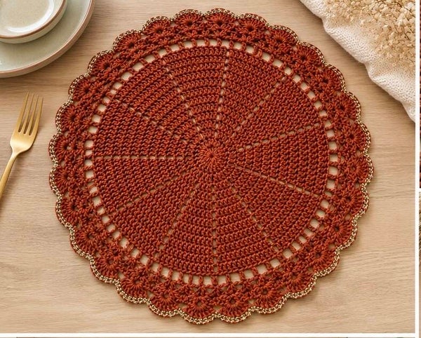 Lots de 4 Sets de Table Rond