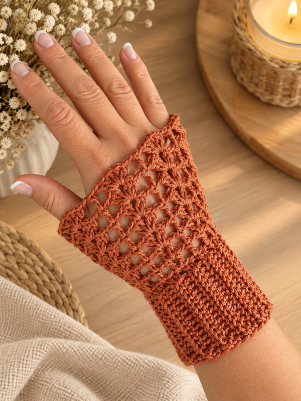 Manchettes Terracotta Modèle « Boho Sienna »