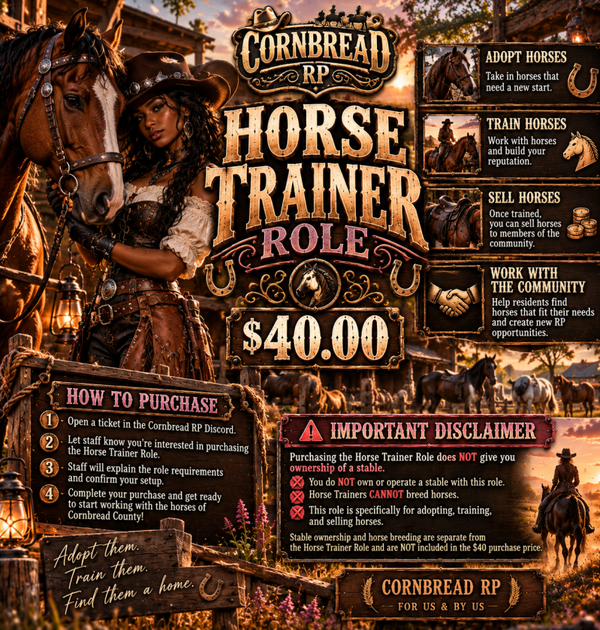 🐎 HORSE TRAINER ROLE