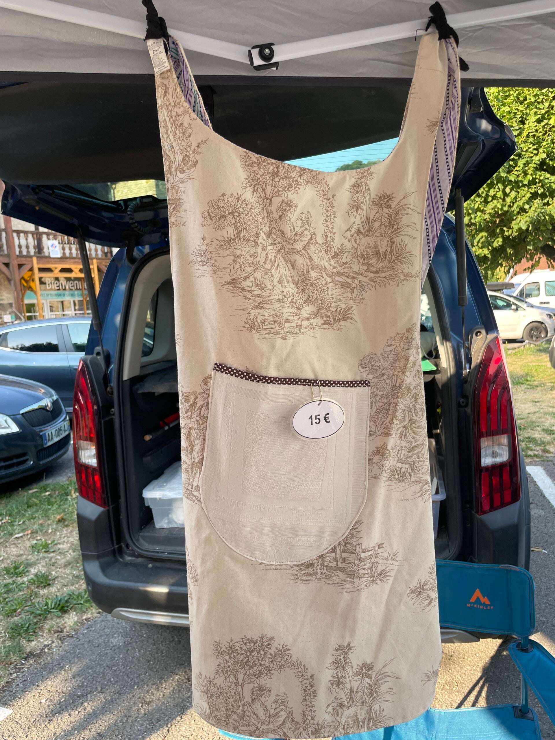 tablier japonais reversible