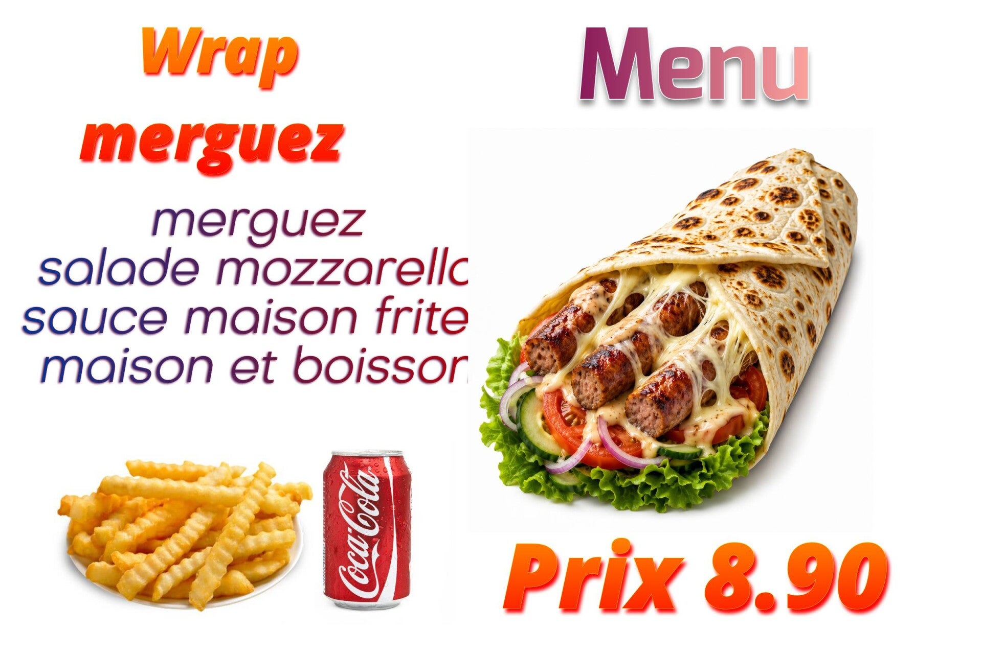 Menu merguez