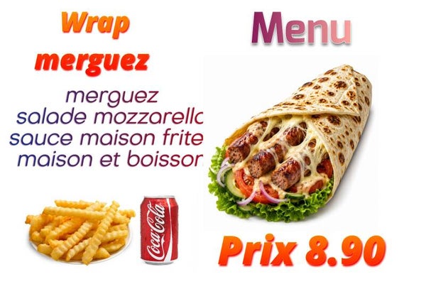 Menu merguez