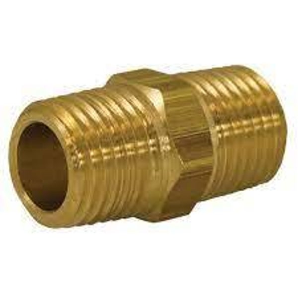 BRASS HEX MPT CONNECTOR