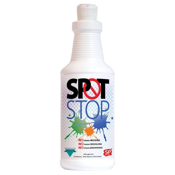 Bridgepoint Systems, Stain Remover, Spot Stop Encapsulating Polymer, 1 Quart