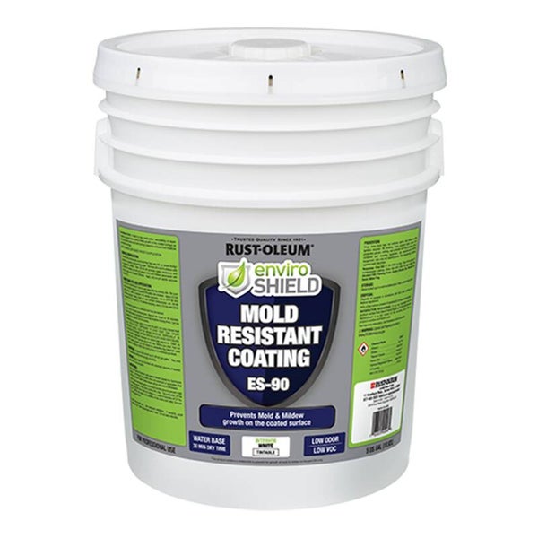 Enviroshield, Mold-Resistant Coating, White, 5 Gallons