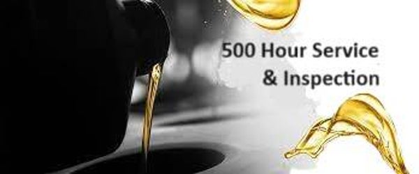 500 Hour Service, 2-Cylinder, 3-Cylinder & 4-Cylinder