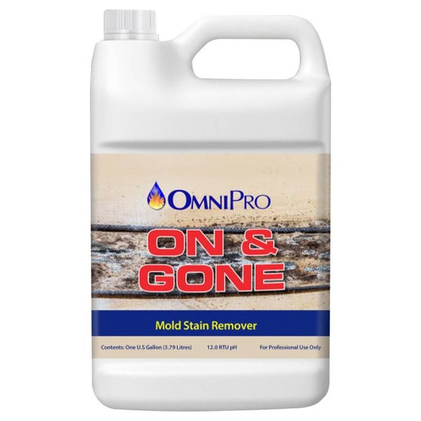 OmniPro, Mold Stain Remover, On & Gone, 1 Gallon