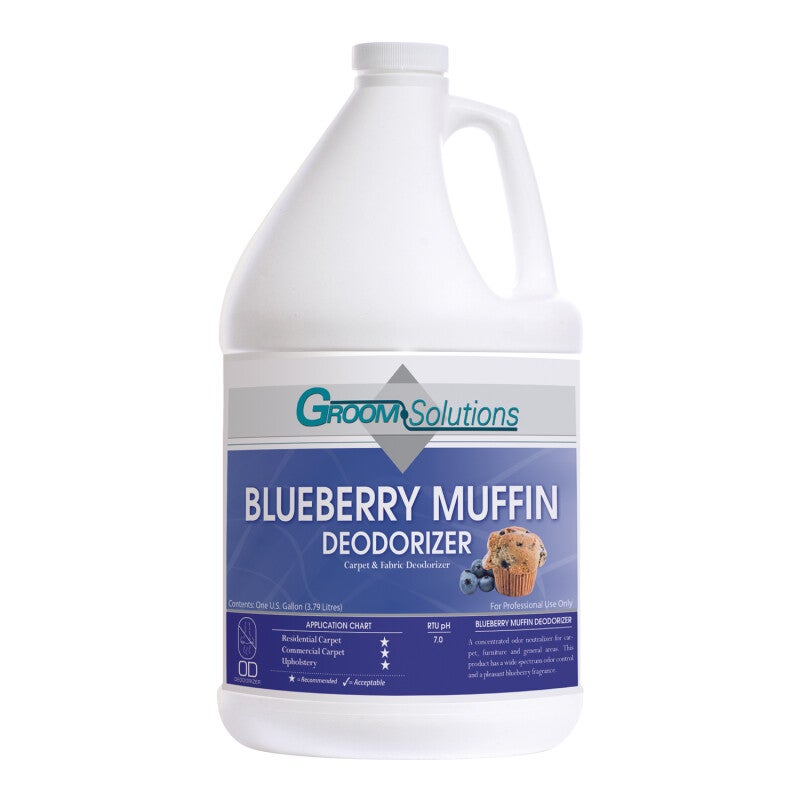 Groom Solutions, Deodorizer, Blueberry Muffin, 1 Gallon