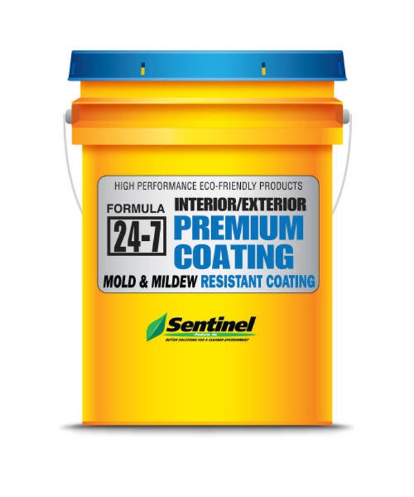 Sentinel 24-7 Premium Mold & Mildew Resistant Coating [Available in White or Clear Finish]