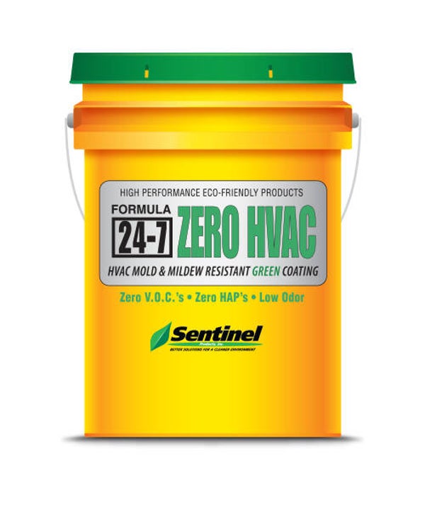Sentinel 24-7 Zero HVAC Mold & Mildew Resistant Coating [Available in a White or Black Finish]